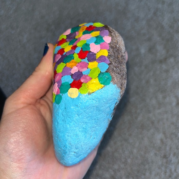 HAND PAINTED ROCK - Picture 2 of 5
